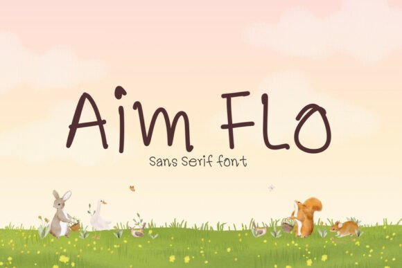 Aim Flo: A Playful Handwritten Font for Web Design