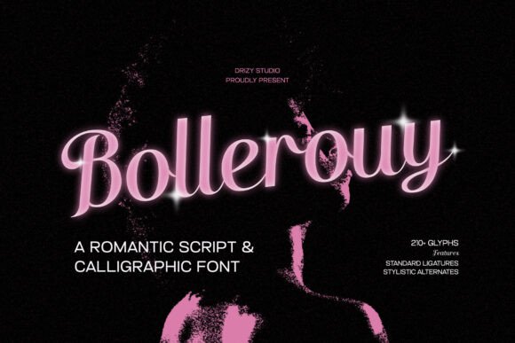 Bollerouy: A Romantic Script Font for Web Design