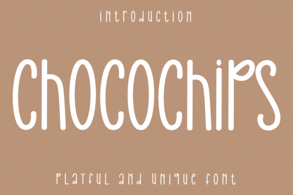 Chocochips: A Modern Script Typeface for Editorial Design
