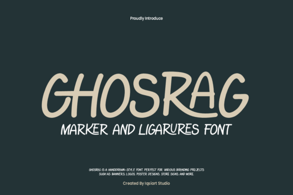 Chosrag: A Handwritten Font for Warm Editorial Design