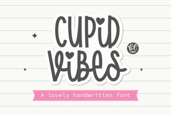 Cupid Vibes: A Handwritten Font for Authentic Branding