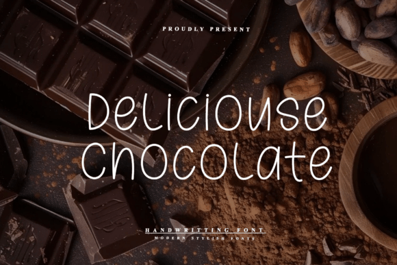 Deliciouse Chocolate Font for Elegant Editorial Design