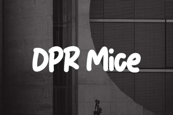 Dpr Mice: A Playful Typeface for Modern Editorial Design