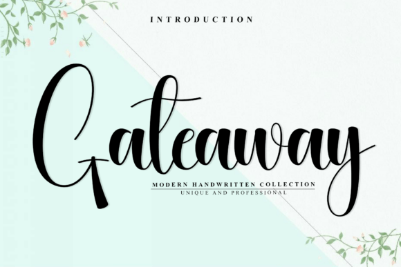 Gateaway Font: A Friendly Typeface for Crafters