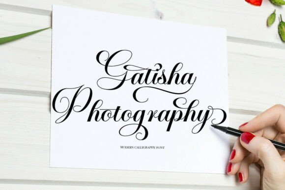 Gatisha Photography Font for Elegant Branding