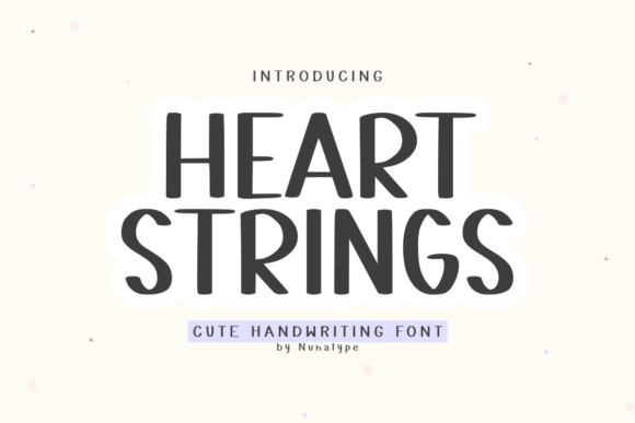 Heart Strings: A Friendly Handwriting Font for Web Design