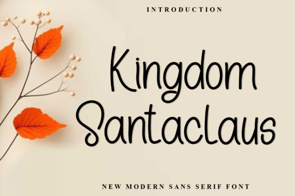 Kingdom Santaclaus Font for Editorial Design