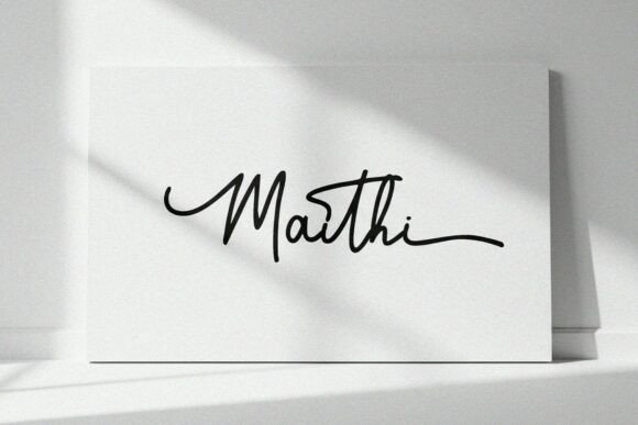 Maithi Font: Elevate Web Design with Modern Script