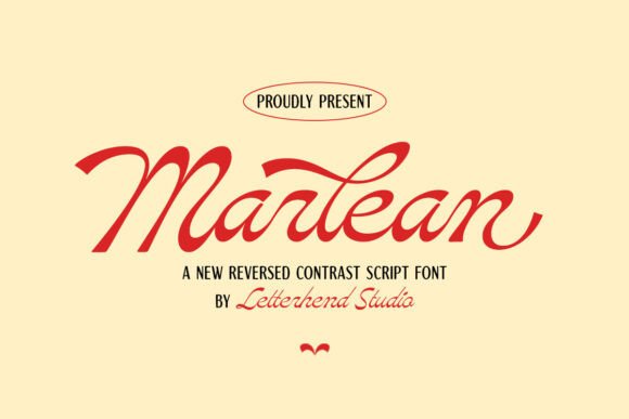 Marlean: A Script Font for Editorial Elegance
