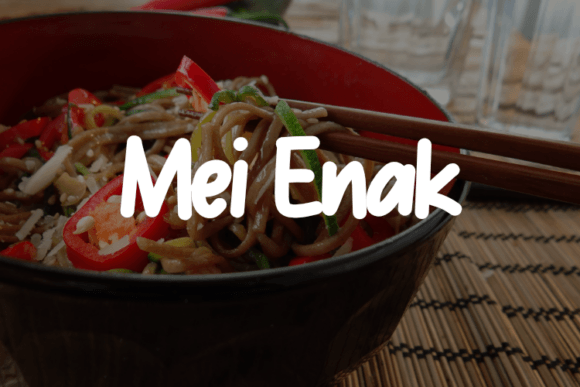 Mei Enak: A Versatile Script Font for Modern Web Design