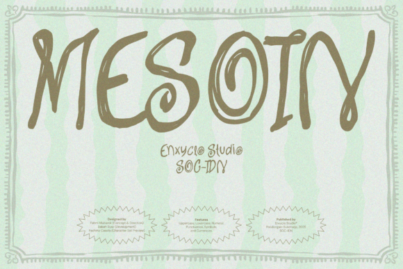 Mesoin: The Handwritten Font for Bold Campaigns