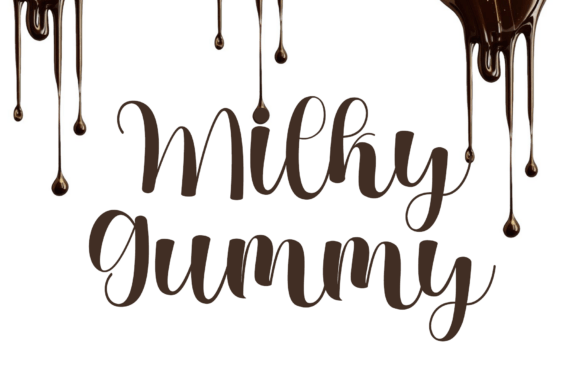 Milky Gummy: A Graceful Script Font for Crafters