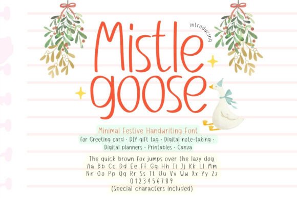 Mistle Goose Font: A Playful Typeface for Festive Campaigns