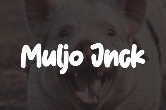 Muljo Jnck: A Bold Handwritten Font for Brands