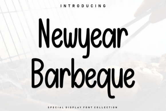 Newyear Barbeque: A Handwritten Font for Crafters