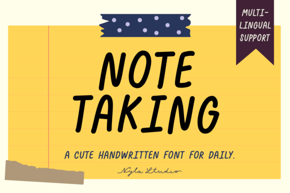 Note Taking Font Review for Branding