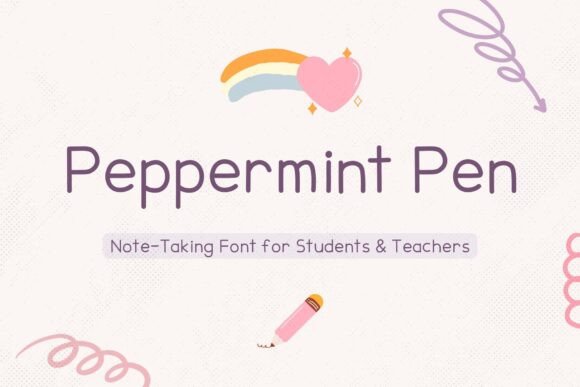 Peppermint Pen: A Handwritten Font for Branding
