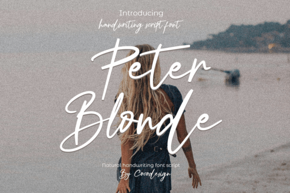Peter Blonde: A Handwritten Font for Modern Web Design