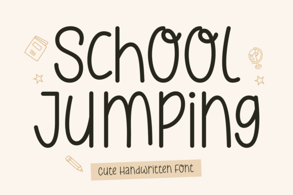 School Jumping: A Playful Typeface for Brand Identity