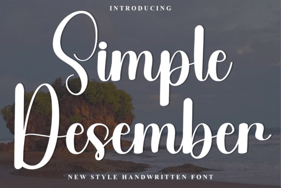 Simple Desember Typeface Review for Branding