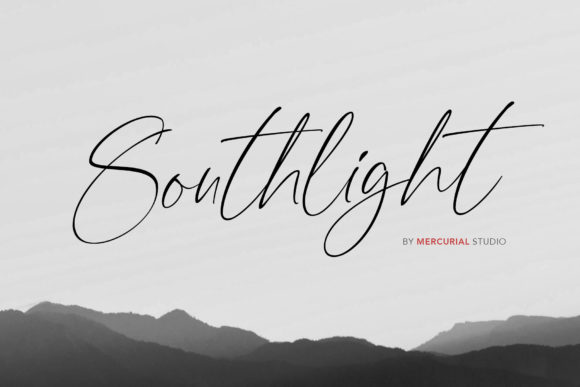 Southlight: A Slim Script Font for Modern Campaigns