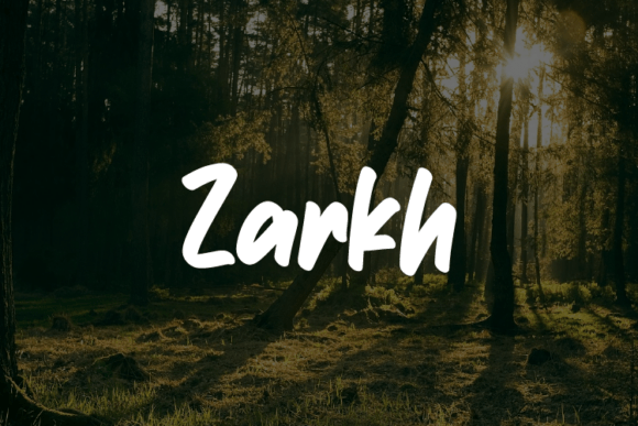 Zarkh: A Modern Typeface for Strong Brand Identity